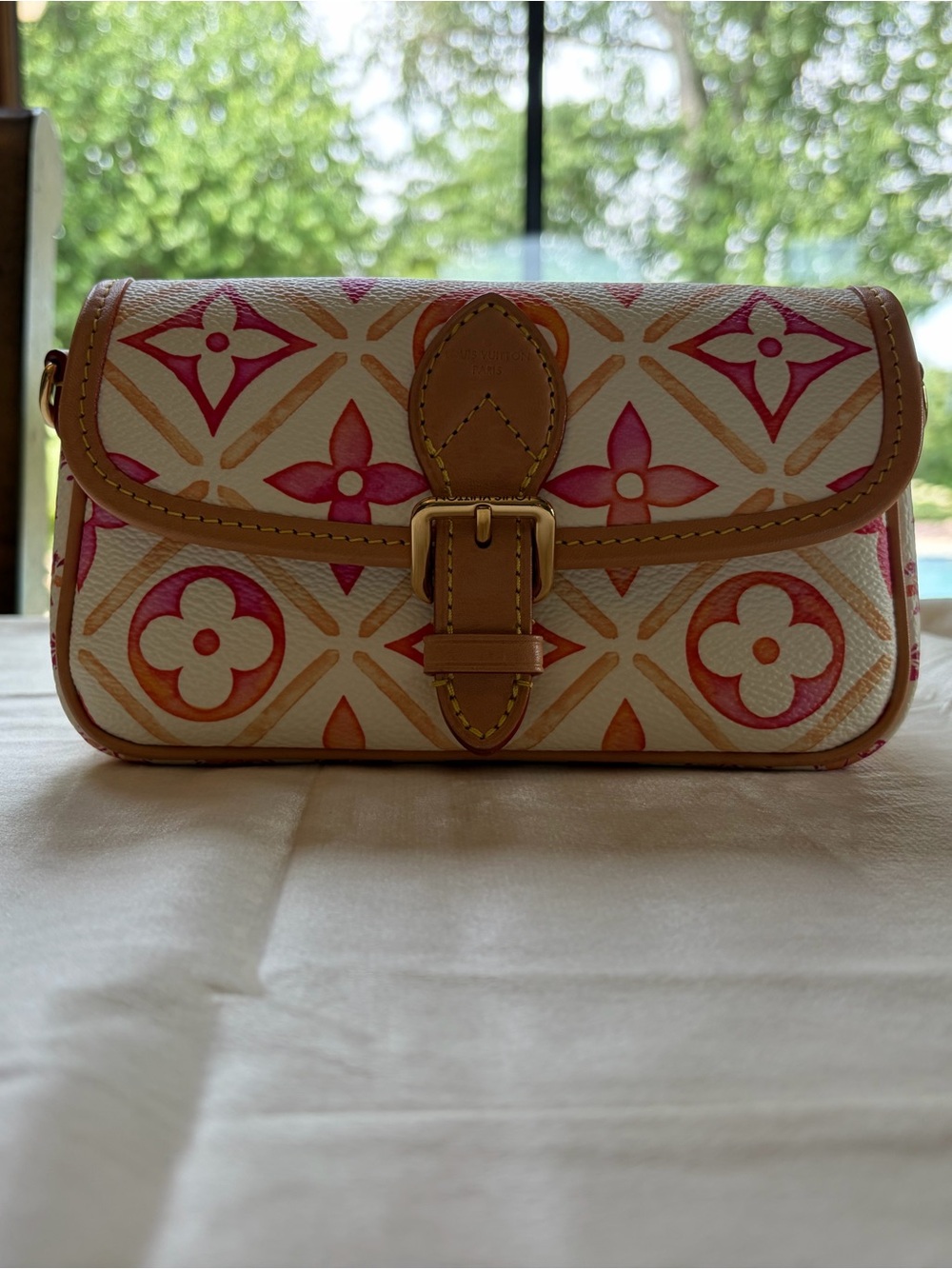 Authentic Louis Vuitton By The Pool Nano Diane Pink/Coral Limited Edition EUC
